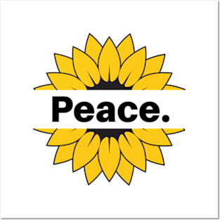 Peace in the World - Take These Pocket Sunflower Seeds Posters and Art